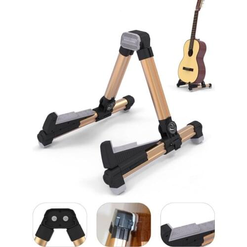 GS-200 Folding Metal Guitar Stand for Acoustic Electric Classical Bass Guitar Violin