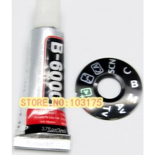 New Interface Cap Button Label For Canon EOS 70D Top Cover Function Mode Dial + glue Camera Part