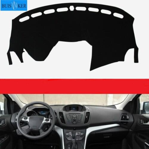Car dashboard Avoid light pad Instrument platform desk cover Mats Carpets Auto accessories for Ford kuga 2013 - 2016