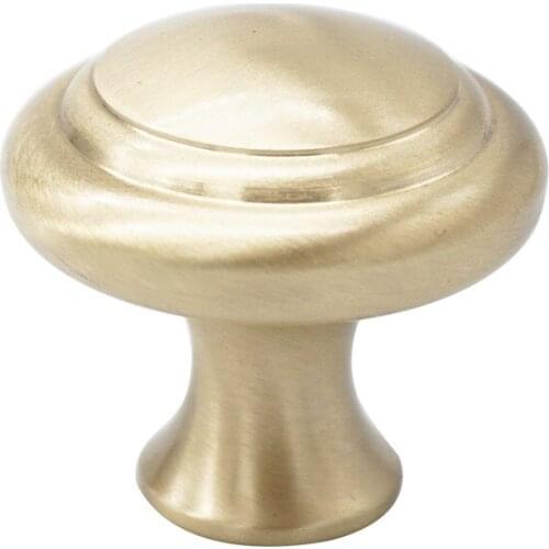 Round Head Drawer Cupboard Copper Handle Spot Wholesale Light Luxury Retro Brass Handle