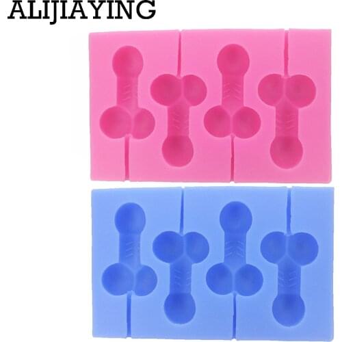 M0845 Valentine Gift lover Man Sexy Penis Soap mold Chocolate mould Birthday party Fondant Cake decoration Lollipop Ice mold