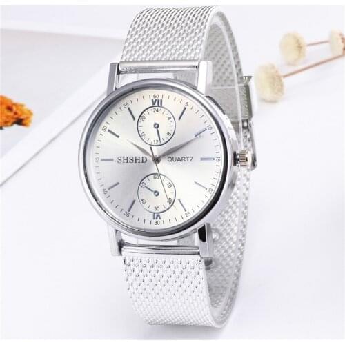 Fashionable casual womens watch blue glass eyes soft appliance with suitable fashion neutral watches wholesale men and women