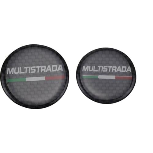 KODASKIN Motorcycle Stickers Raise 3D Emblem Carbon Decals for DUCATI Multistrada