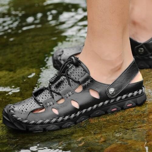 Summer Sandals Slippers Zapatillas Hombre Verano Zomerschoenen Heren Mens Summer Footwear Mens Sandles Breathable Shoes