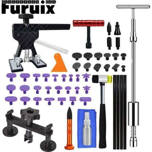 Paintless Dent Repair Kit - Car Dent Removal Kit Dent Lifter Pop a Dent Tool for Auto Dent Door Ding Hail Dent Remover