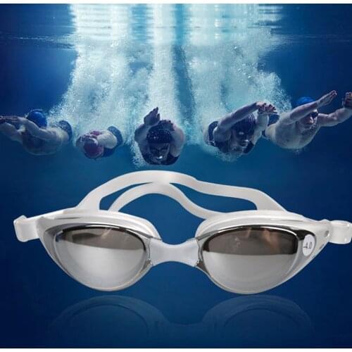 Swimming Goggles Myopia Men Women Anti-Fog Professional Waterproof Silicone Arena Pool Swim Eyewear Adult Swimming Glasses 1PC