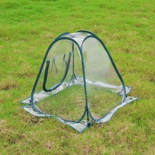 Portable Winter Plants Cover Foldable Vegetable Plant Flower Anti-freeze Protective Covers Transparent Mini Greenhouse