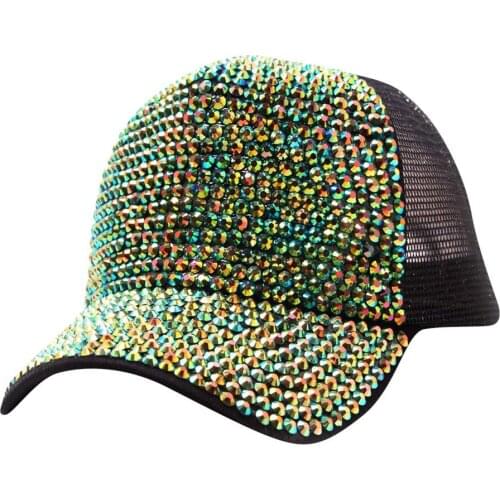 Luxury Women Baseball Cap Sequin Breathable Golf Cap Hats Summer Womens Outdoor Uvproof Caps Female Dropshipping