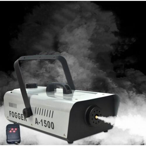 High Power 1500W Stage Remote Control Smoke Machine Bar Smoke Machine Cigarette Making Machine Atomizer Stage Lighting Tools