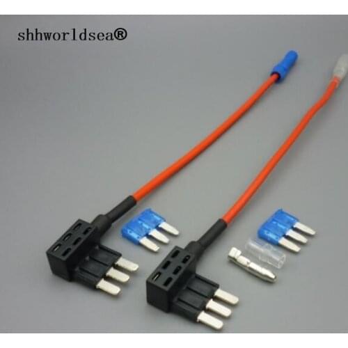 Shhworldsea Micro3 Fuse 3Pins High Quality PEC Automotive Car Fuse box 5A 7.5A 10A 15A