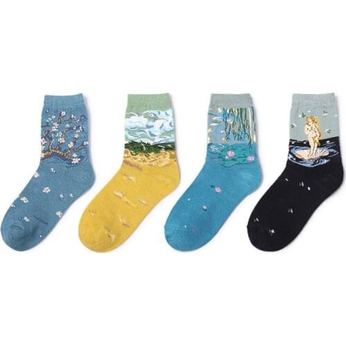 Silent Tree & Free Wind Women's Colored Socks