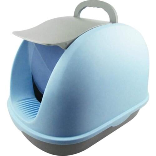 Pet Supplies Cleaning Products Plastic Cat Toilet Cat Litter Mat Litter Box with Lid