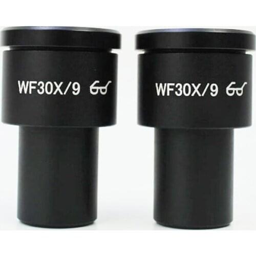 WF10X/20mm Glass High Eyepoint and Wide Angle Biological Microscope Eyepiece Lab Student Educational Bio-Microscope Lens 23.2mm