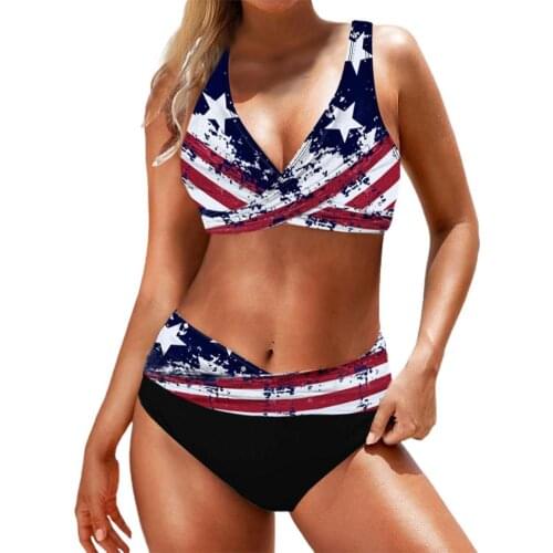 Push Up Wrap Cross Bra Briefs Swimwear Wide Shoulder Strap Bathing Suit Swimsuit Women Bikini Set Beachwear for Swimming Pool