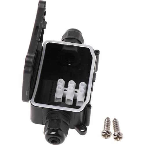 2/3Way IP66 Outdoor Waterproof Cable Connector Junction Box With Terminal 450V Drop Ship Support