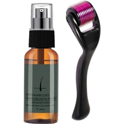 30ML Hair Grow Essence Beard Oil Underarm and Chest Hair Rejuvenation Set Anti-hair Loss