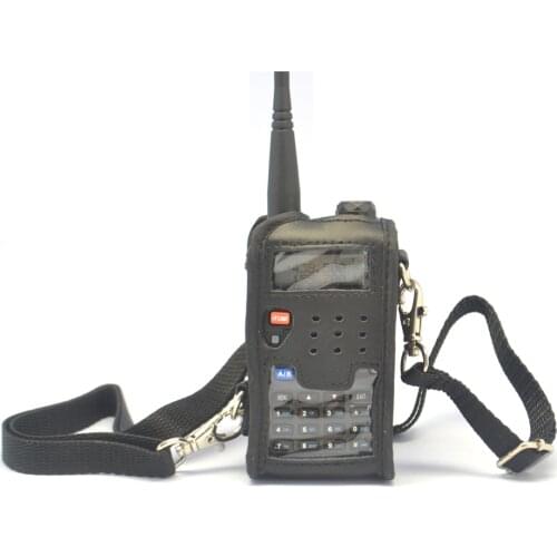 Baofeng Walkie Talkie Accessories Leather Soft Case Cover two way radio For Baofeng UV-5R UV-5RE UV-5RA DM-5R Plus Walkie Talkie