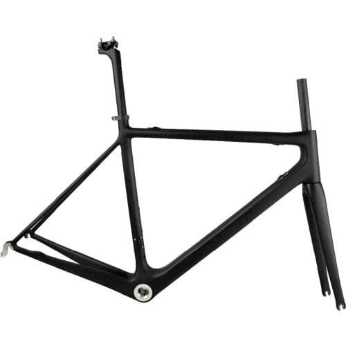 Free shipping 2017 DengFu Di2 carbon road bike frame UD matt 58cm FM011