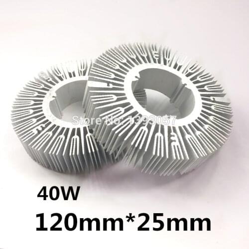 Free Shipping 30W 40W 50W Pure aluminium heat sink for led lamp cooling DIY light radiator