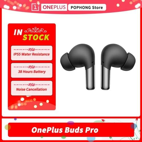OnePlus Buds Pro Wireless Earphone Bluetooth 5.2 40dB Adaptive Noise Cancellation LHDC Audio up to 38 Hours Battery IP55