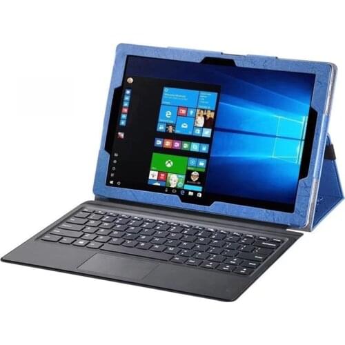 Print Flower PU Leather Cover with Stand for Lenovo Miix 520 / Miix 510 Tablet with Hand Strap + Clear Screen Protector