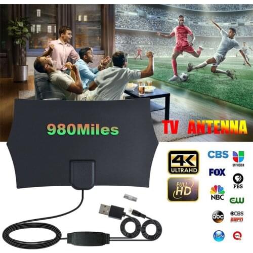 980 Mile Range Antenna TV Digital HD Skywire Antena Digital 1080p Indoor Home FKU66
