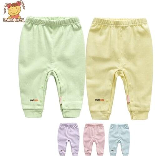 2020 Cotton Baby Trousers Boys Girls PP Pants 9-24 Months Bebe Pant Children Cute for Kids Newborn Girl Boy Clothing Pants
