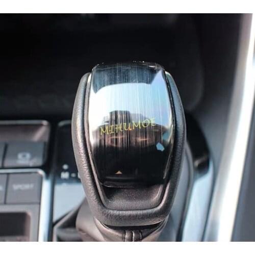 For Toyota RAV4 Highlander Suzuki Across Black Brushed Dashboard Gear Shift Shifter Knob Cover Cap