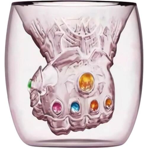 Double Glass Cup Glass Coffee Cup Juice Cup