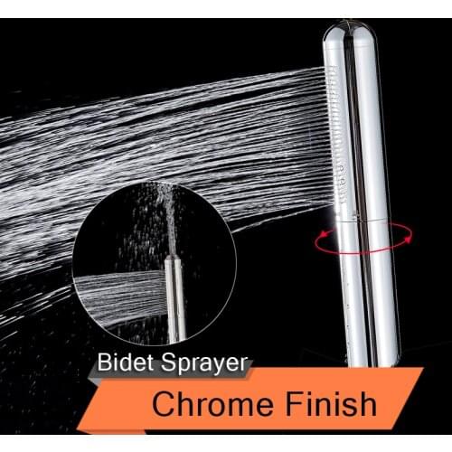 Chrome Brass Bidet Shower Head Portable Bidet Sprayer Portable Toilet Spray Anus Anal Cleaning Shower Health Hygienic Shower