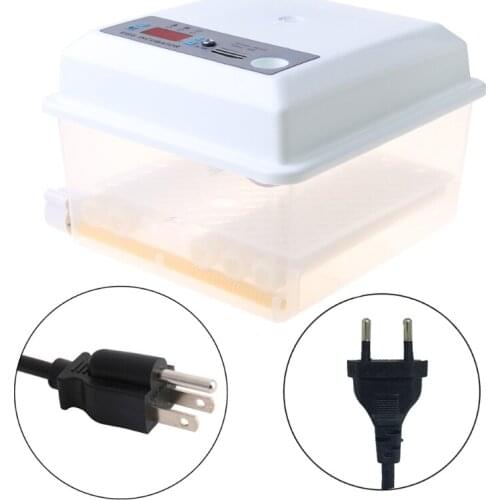 Professional 9 Eggs Incubator Automatic Hatchery Machine Digital Display Birds Brooder Thermostat Breeding Hatching Chicken Duck