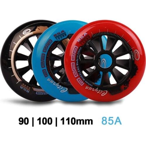 [90mm 100mm 110mm] Cityrun 85A Inline Speed Skates Wheels Professional Skating Roller For Kid Adult Patins 2 PCS/SET