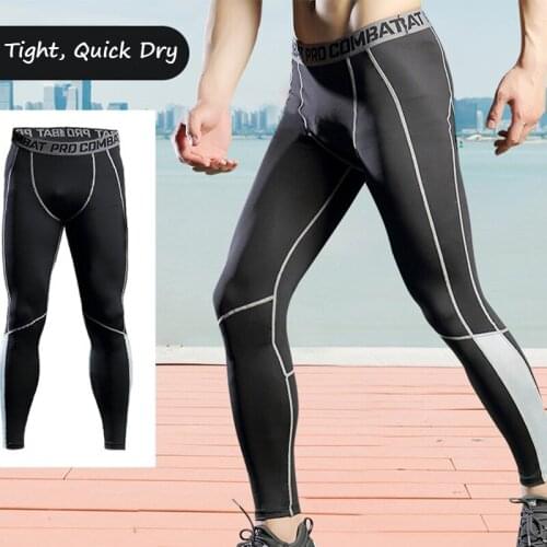 Compression Pants Men Sports Running Tights Men Bodybuilding Jogging Leggings Fitness Gym Clothing Sport Leggings Men Trousers