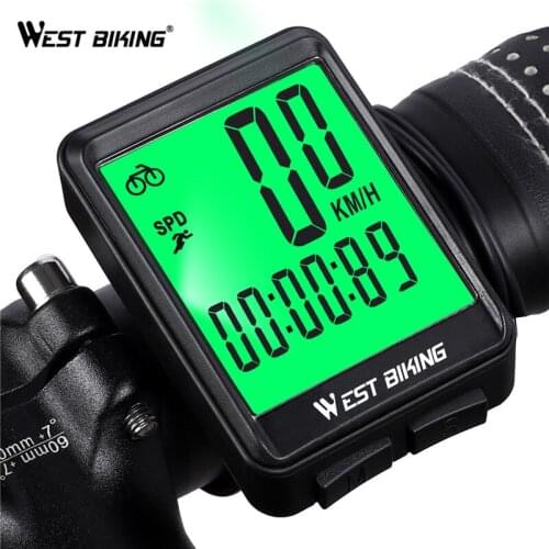 Mountain road bike wired backlit cycling computer waterproof luminous speedometer speedometer