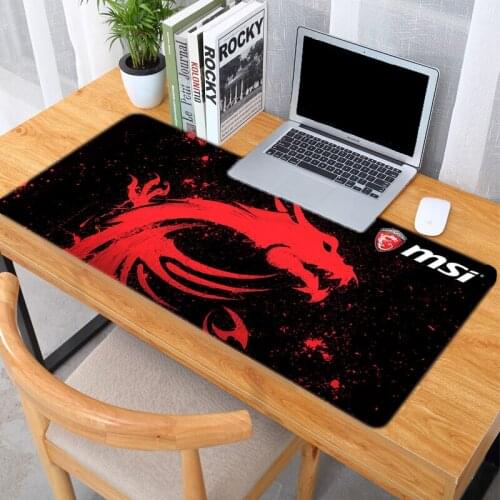 Red Dragon Computer Mouse Pad Anime Msi Rug Varmilo Mousepad Gamer Girl Gaming Keyboard for Compass Kawaii Gaming Accessories