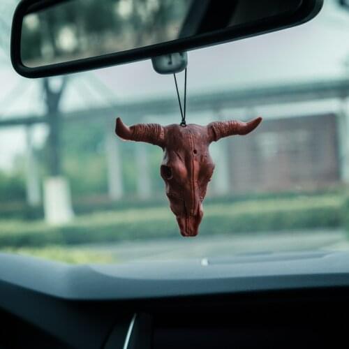 Creative Ox Horn Car Perfume Hanging Car Air Freshener Fashion Car Fragrance Car Pendant Car Accesories Interior