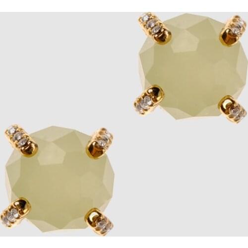 M20-Amorita boutique prong setting design trendy stud earring for women