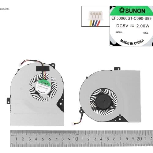 OEM CPU Cooling Fan For ASUS K56 K56C K56CA K56X K56CM K56CB S550 S550C S550CM S550CB S56C S56CM Notebook Cooler Fan N/A