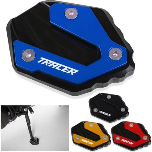 For Yamaha MT09 FZ09 FJ09 MT-09 Tracer XSR900 Tracer 900/GT 2014-2020 Motorcycle Side Stand Pads Kickstand Enlarger Plates 2019
