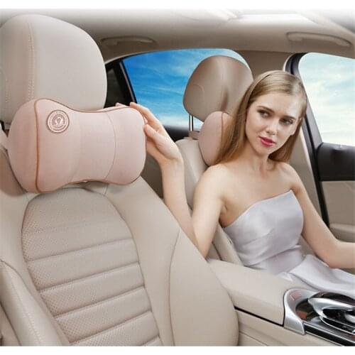 Travel Pillow Car Office Chair Memory Foam Car Travel Pillow Neck Pillow to Ease Fatigue Auto Headrest Lumbar Support pillow