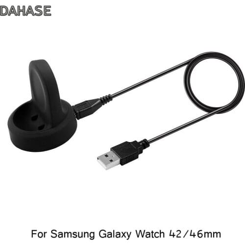 Portable Wireless Charging Cradle Charger For Samsung Galaxy Watch 42mm 46mm Power Source Charger SM-R800 R805 R810 R815