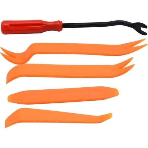 1 Set Portable Auto Car Radio Panel Door Clip Panel Trim Dash Audio Removal Installer Pry Kit Repair Tool Hand Tool Door Panel