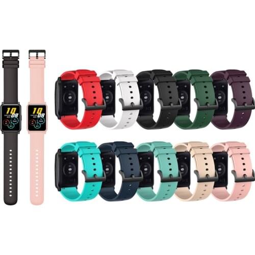 20mm Classic Silicone Wrist Strap Smart Wristband Replacement Sport Bracelet for Honor SE for Samsung Galaxy Watch 42mm Gear S2