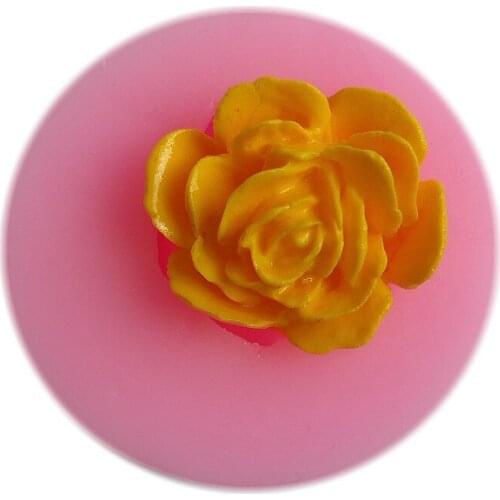 Rose mini flower Arylic Resin Flower silicone mold,fondant molds sugar craft tools mould for cake decorating tools T0694