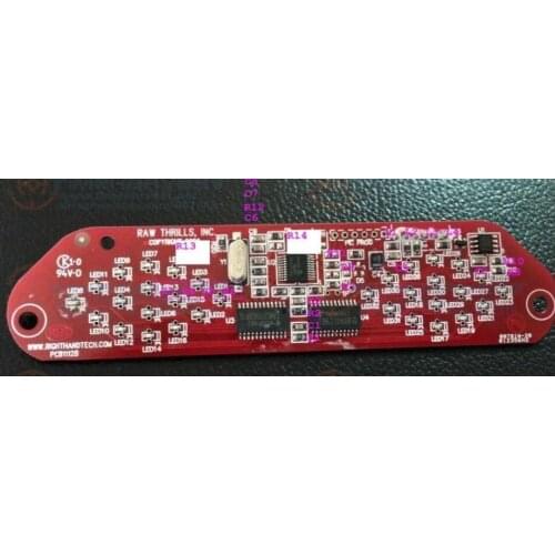 LED Tail light board I/O board PCB for Super bikes 2 Racing cabinet parts Coin Operator Arcade Racing Game Amusement Machine