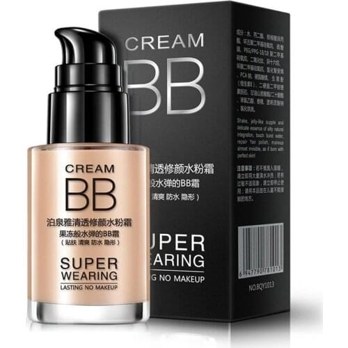 Waterproof Powder Cream Clear Grooming Cream Concealer Foundation Hydrating BB Cream Beauty Makeup Cosmetic