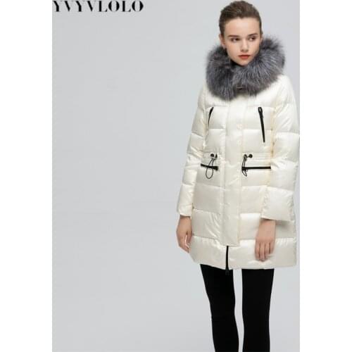 YVYVLOLO Women's Parkas With Fur