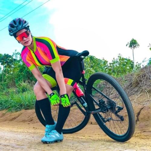 Suboman Pro Team Triathlon Womens Summer Short Sleeve Jumpsuit Racing Team Jersey Cycling Jersey Macaquinho Ciclismo Feminino