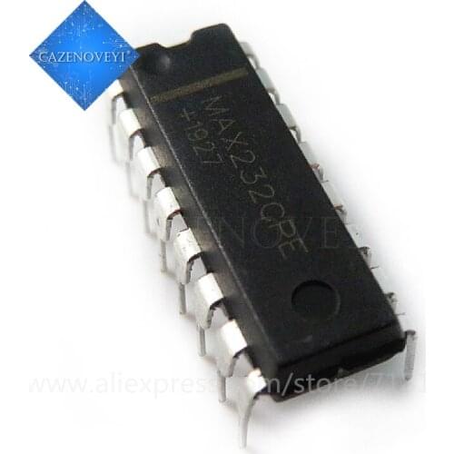 10pcs/lot MAX232EPE MAX232CPE MAX232 DIP-16 In Stock