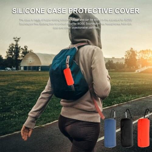 2021 New Travel Portable Protective Carrying Case Hard Shell Storage Bag Pouch Cover With Carabiner Speaker Accessory